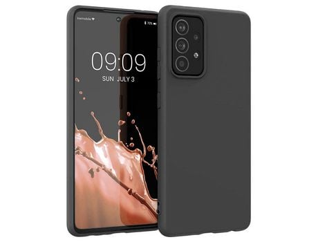 Funda para Samsung Galaxy A22 4G HURTEL Silicona Rubber Negro