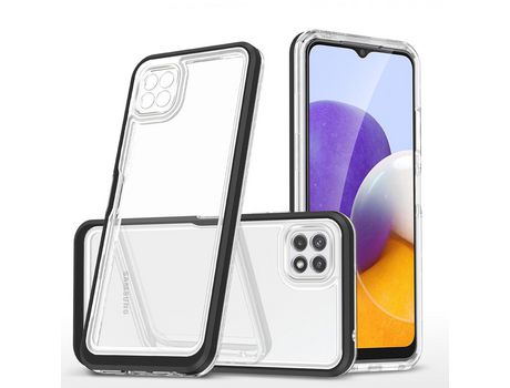 Funda para Samsung Galaxy A22 5G HURTEL Acrílico Negro