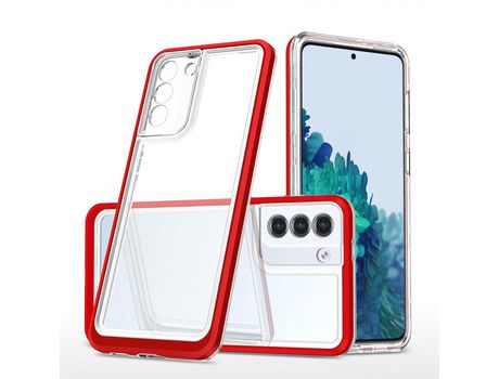 Funda para Samsung Galaxy S21 Plus 5G HURTEL Acrílico Rojo