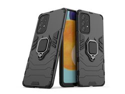 Funda para Samsung Galaxy A73 HURTEL Rígida Soft Negro