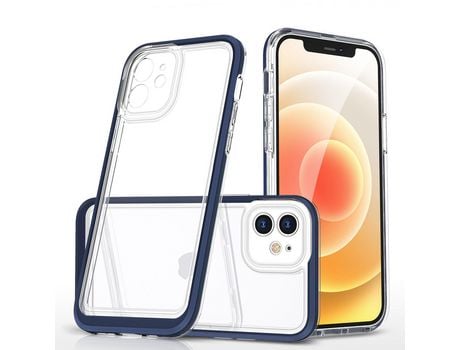 Funda para iPhone 12 HURTEL Acrílico Azul