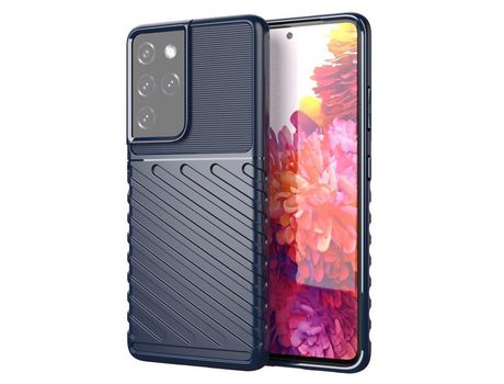 Funda para Samsung Galaxy S22 Ultra HURTEL Rígida Azul
