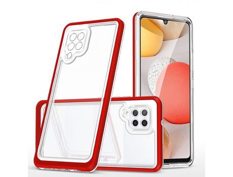 Funda para Samsung Galaxy A42 5G HURTEL Acrílico Rojo
