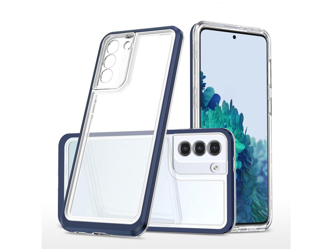 Funda para Samsung Galaxy S21 Plus 5G HURTEL Acrílico Azul