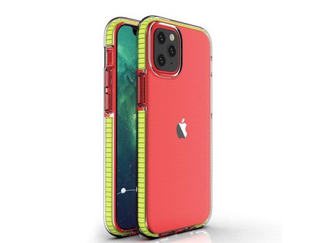 Funda para iPhone 13 Pro HURTEL Silicona Amarillo