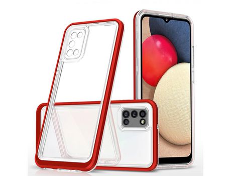 Funda para Samsung Galaxy A03S HURTEL Acrílico Rojo