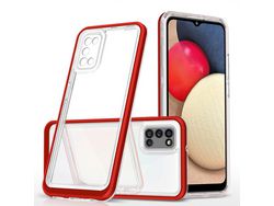 Funda para Samsung Galaxy A03S HURTEL Acrílico Rojo