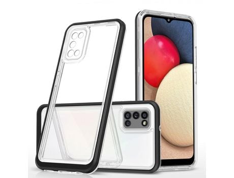 Funda para Samsung Galaxy A03S HURTEL Acrílico Negro