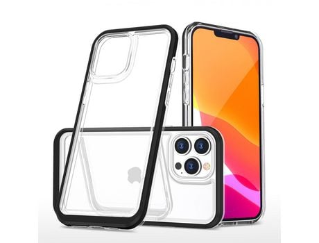 Funda para iPhone 13 Pro Max HURTEL Acrílico Negro