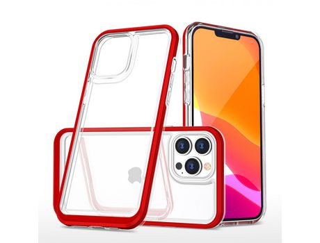 Funda para iPhone 13 Pro Max HURTEL Acrílico Rojo