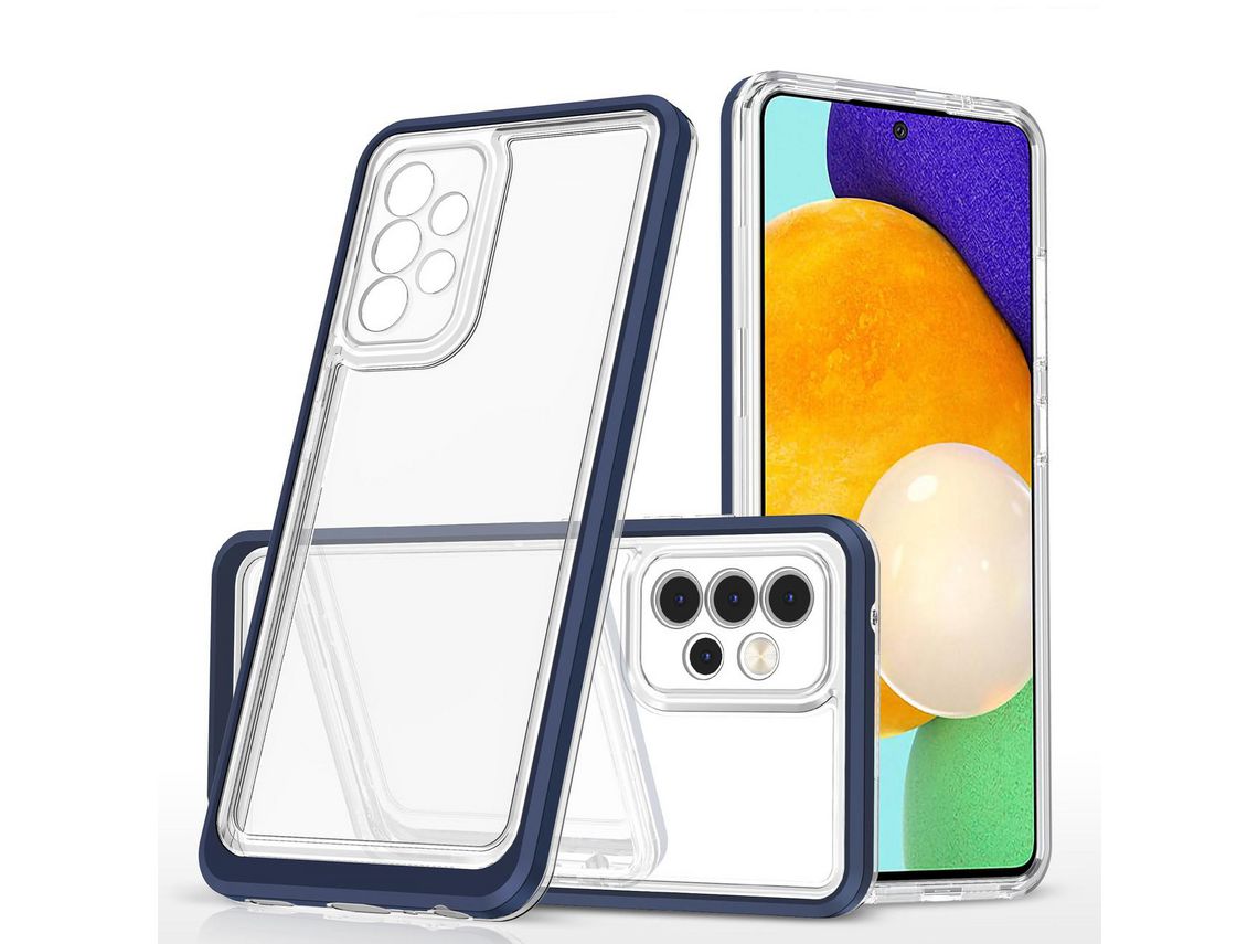 Funda para Samsung Galaxy A52 5G HURTEL Acrílico Azul