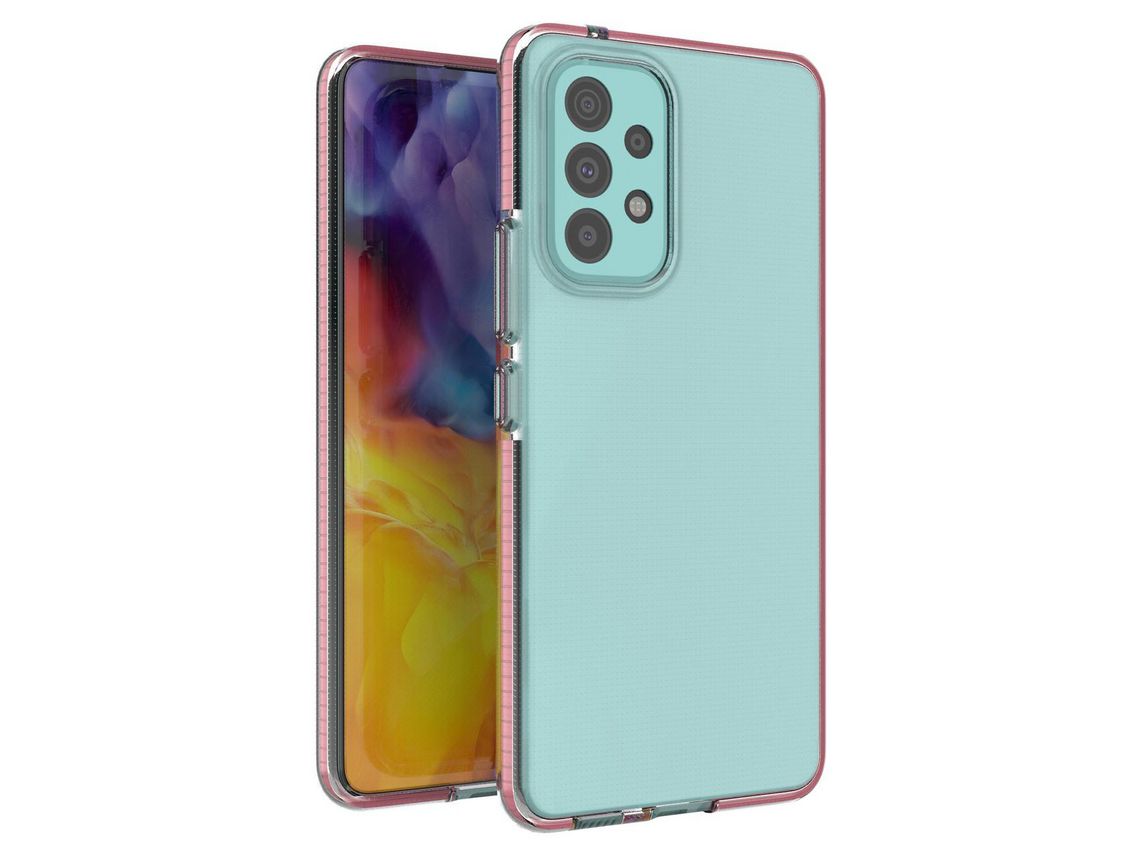 Funda para Samsung Galaxy A73 HURTEL Gel Rosa