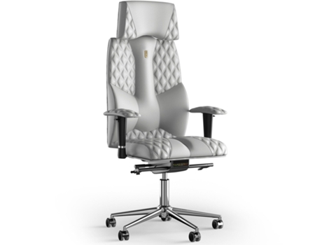Silla de Oficina KULIK SYSTEM Business Stitching Cuero (Branco -130x50x50cm)