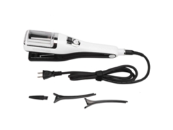 Plancha De Pelo Eléctrica Profesional 2 En 1 Y Recortadora De Puntas Split End (blanco)