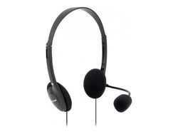 VULTECH Auriculares con Micrófono Hs-01 Rev 2.2 Adaptador Dual Jack 3.5mm VULTECH
