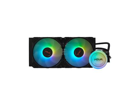 Disipador Líquido NOUA Polaris Lm240 Rainbow Rgb 200W Por Cpu Intel y Amd NOUA