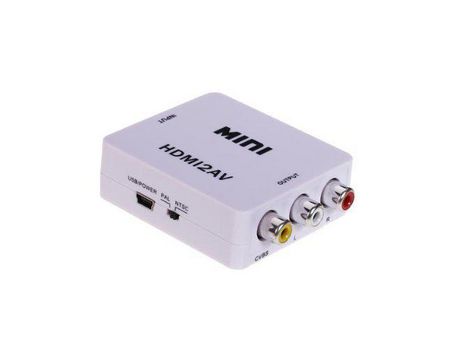 Adaptador convertidor de video HDMI a AV Blanco NORTHIX