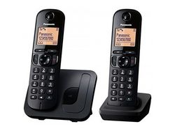Teléfono Inalámbrico KX-TGC212 (Negro Ambar Monocromo) PANASONIC