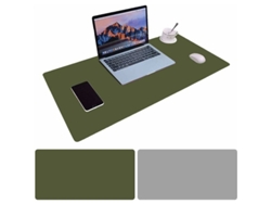 HYMNORA Protector de escritorio de cuero con base antideslizante, multifunción para oficina y hogar. Secante de cuero sintético para teclado y ratón de portát
