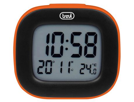 SLD 3875 Reloj despertador digital Naranja TREVI