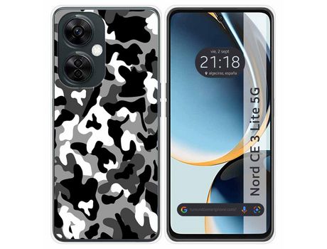 Funda Silicona para Oneplus Nord CE 3 Lite 5G diseño Snow Camuflaje Dibujos