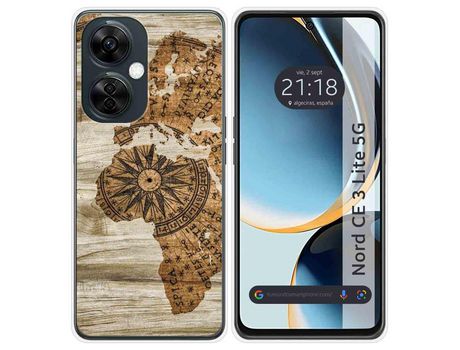Funda Silicona para Oneplus Nord CE 3 Lite 5G diseño Madera 07 Dibujos