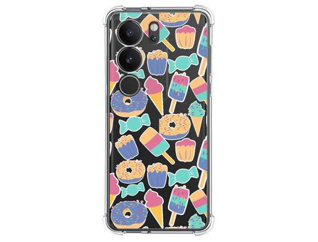 Funda Silicona Antigolpes para Vivo V29 5G diseño Dulces 02 Dibujos