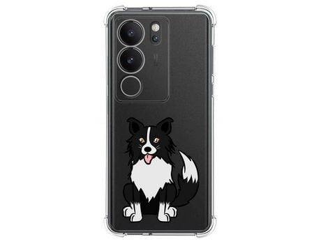 Funda Silicona Antigolpes para Vivo V29 5G diseño Perros 01 Dibujos