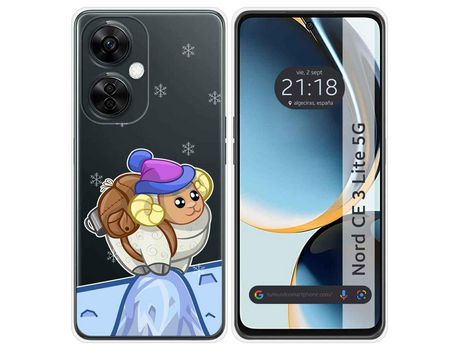 Funda Silicona Transparente para Oneplus Nord CE 3 Lite 5G diseño Cabra Dibujos