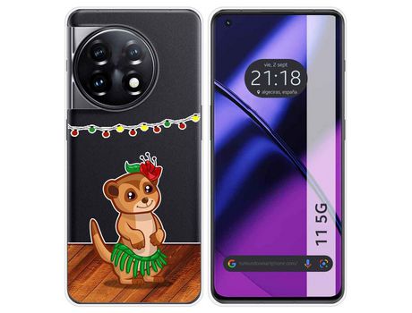 Funda Silicona Transparente para Oneplus 11 5G diseño Suricata Dibujos