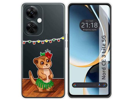 Funda Silicona Transparente para Oneplus Nord CE 3 Lite 5G diseño Suricata Dibujos