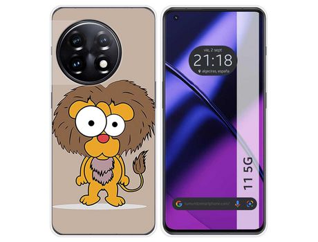Funda Silicona para Oneplus 11 5G diseño Leon Dibujos
