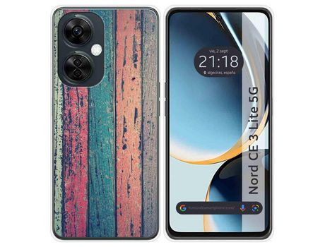Funda Silicona para Oneplus Nord CE 3 Lite 5G diseño Madera 10 Dibujos