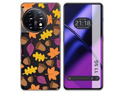 Funda Silicona Transparente para Oneplus 11 5G diseño Otoño Dibujos