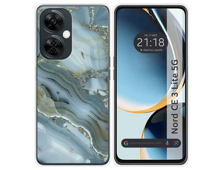 Funda Silicona para Oneplus Nord CE 3 Lite 5G diseño Mármol 09 Dibujos