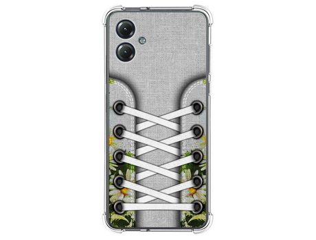 Funda Silicona Antigolpes para Motorola Moto G14 diseño Zapatillas 08 Dibujos
