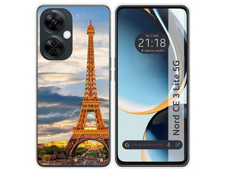 Funda Silicona para Oneplus Nord CE 3 Lite 5G diseño Paris Dibujos