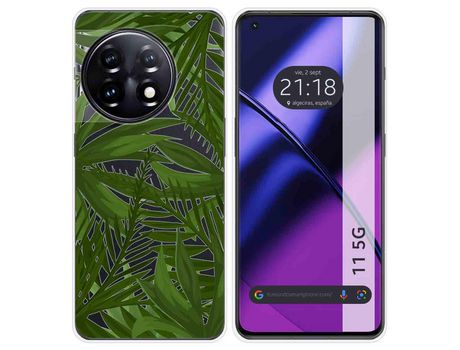 Funda Silicona Transparente para Oneplus 11 5G diseño Jungla Dibujos