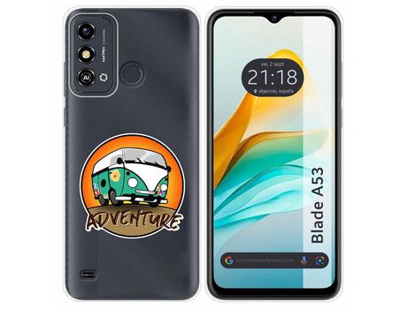 Funda Silicona para Zte Blade A53 diseño Adventure Dibujos