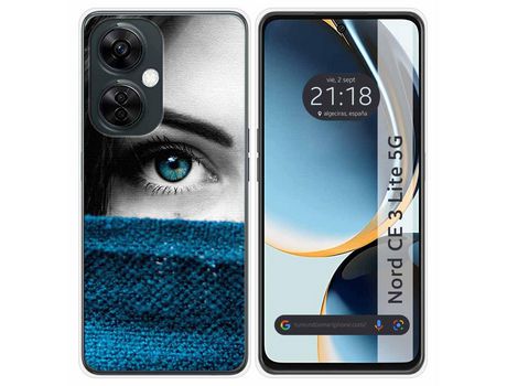 Funda Silicona para Oneplus Nord CE 3 Lite 5G diseño Ojo Dibujos