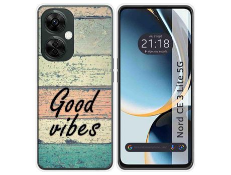 Funda Silicona para Oneplus Nord CE 3 Lite 5G diseño Madera 01 Dibujos