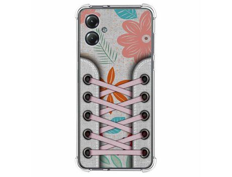 Funda Silicona Antigolpes para Motorola Moto G14 diseño Zapatillas 09 Dibujos