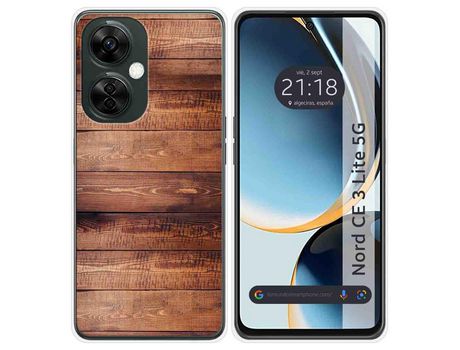 Funda Silicona para Oneplus Nord CE 3 Lite 5G diseño Madera 02 Dibujos