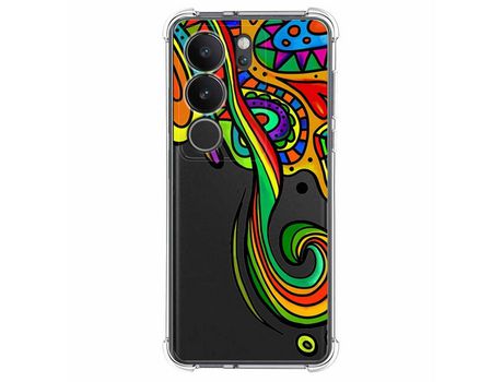 Funda Silicona Antigolpes para Vivo V29 5G diseño Colores Dibujos