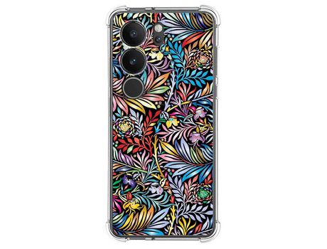 Funda Silicona Antigolpes para Vivo V29 5G diseño Flores 04 Dibujos