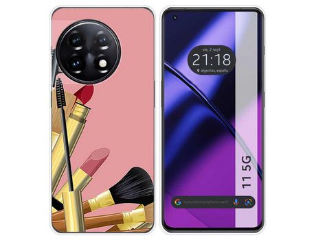 Funda Silicona para Oneplus 11 5G diseño Brochas Dibujos