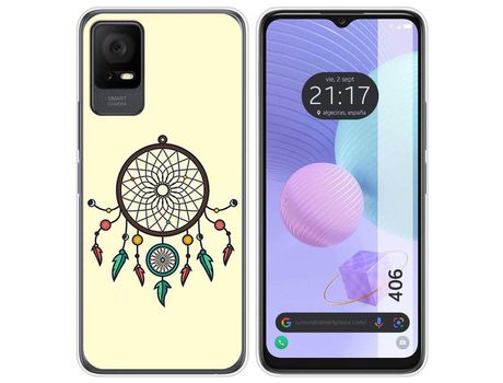 Funda Silicona para TCL 406 diseño Atrapasueños Dibujos
