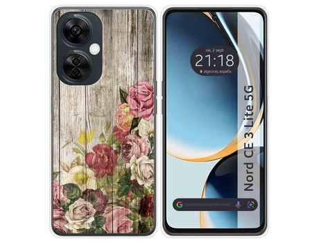 Funda Silicona para Oneplus Nord CE 3 Lite 5G diseño Madera 08 Dibujos
