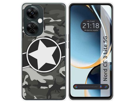 Funda Silicona para Oneplus Nord CE 3 Lite 5G diseño Camuflaje 02 Dibujos