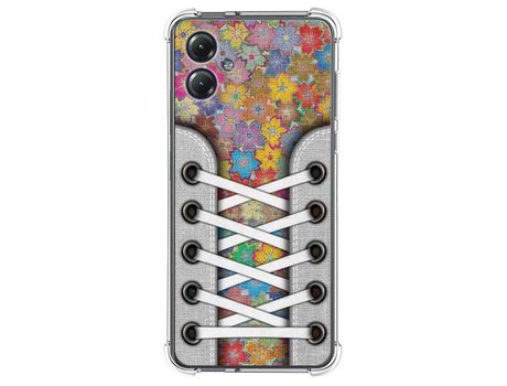 Funda Silicona Antigolpes para Motorola Moto G14 diseño Zapatillas 05 Dibujos